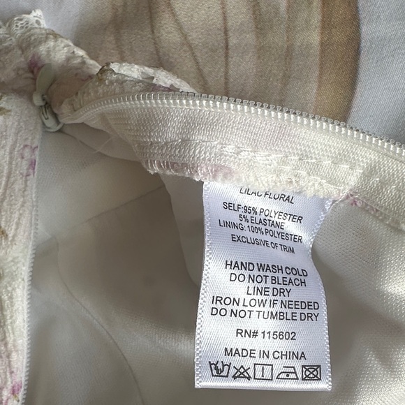 Lush Pink Floral Lace Trim Tank Top - Picture 7 of 7